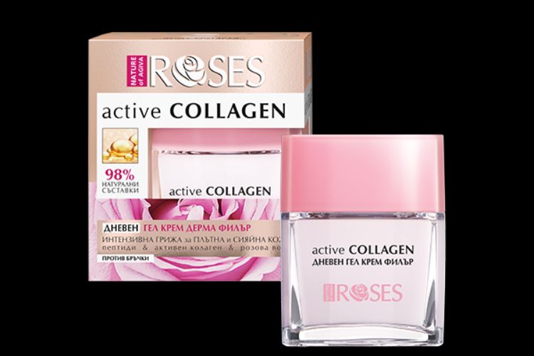 Obrázek ACTIVE COLLAGEN Denní gelový krém proti vráskám 50 ml - NATURE OF AGIVA