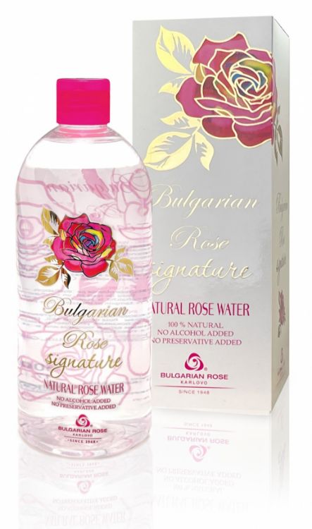 Obrázek BULGARIAN ROSE SIGNATURE přírodní růžová voda 500 ml - Bulgarian Rose Karlovo