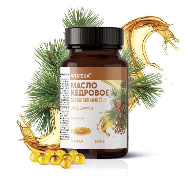 Obrázek Cedrový olej 300 mg – 60 kapslí – Vitateka