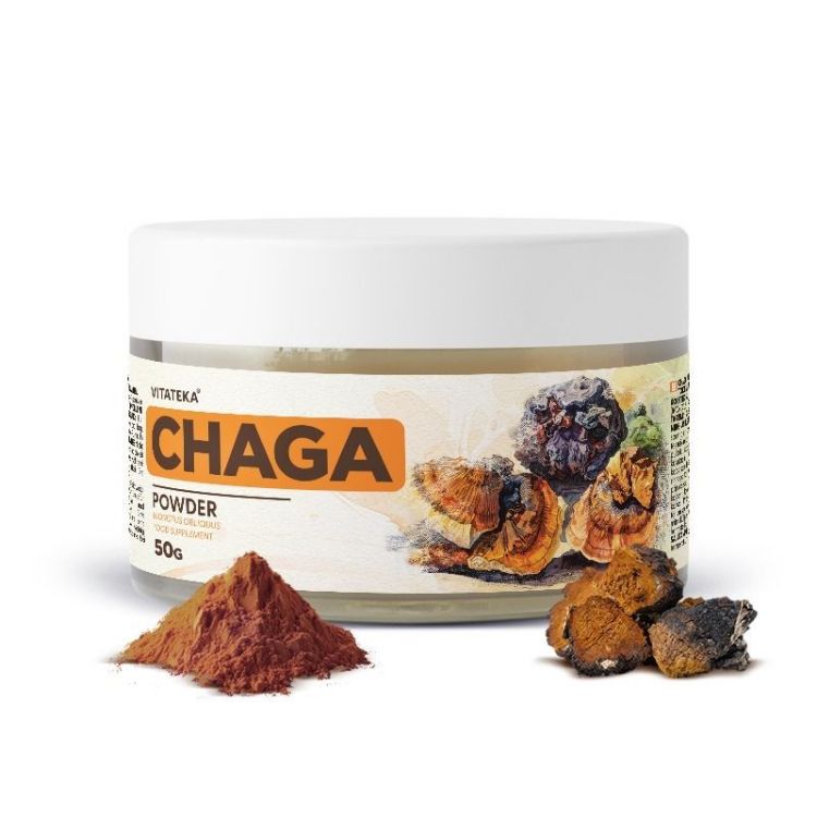 Obrázek Čaga prášek – 50 g – Vitateka