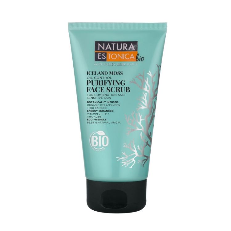 Obrázek Čisticí pleťový peeling s islandským lišejníkem - 150 ml - Natura Estonica