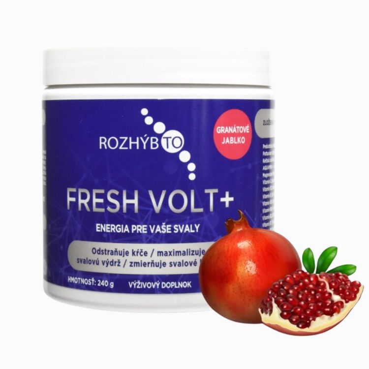 Obrázek FreshVolt – elektrolytový nápoj (granátové jablko) – 240 g – Rozhýb to