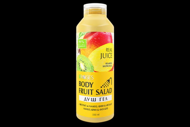 Obrázek FRUIT SALAD – Přírodní sprchový gel Mango, Kiwi & Avokádo 330 ml - NATURE OF AGIVA