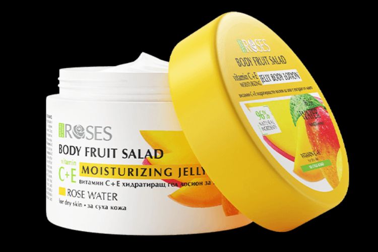 Obrázek FRUIT SALAD – hydratační gelové tělové mléko s vitaminy C+E a mangem 200 ml - NATURE OF AGIVA