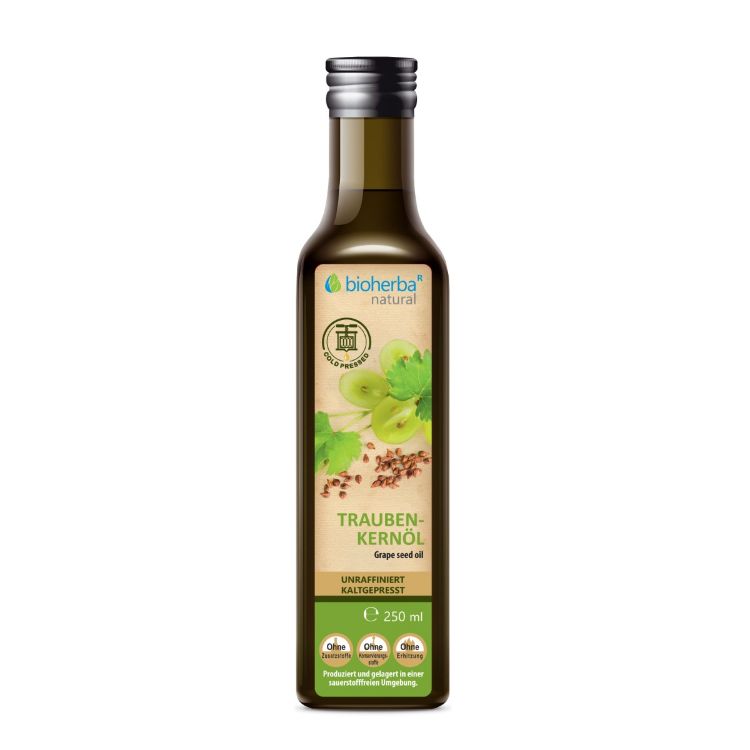 Obrázek Hroznový olej lisovaný za studena - 250 ml - Bioherba