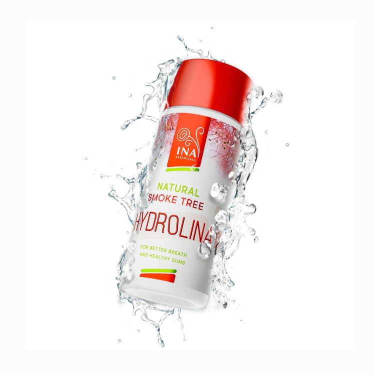 Obrázek HYDROLINA - ústní voda z rujovníku vlasatého na krvácení dásní a zápach z úst - 150 ml - INA Essentials