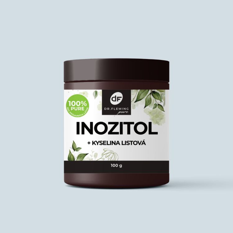 Obrázek Inositol + kyselina listová - 100 g prášek - Dr. Fleming