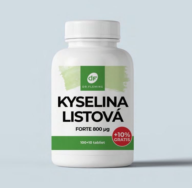 Obrázek Kyselina listová - 110 tablet - Dr. Fleming