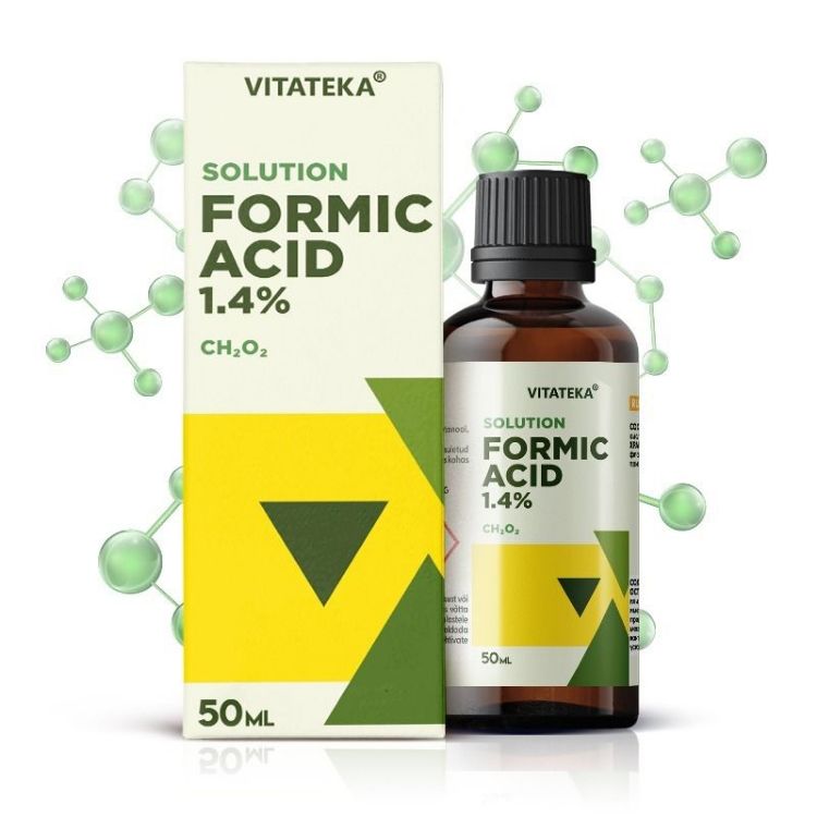 Obrázek Kyselina mravenčí 1,4 % – roztok k zevnímu použití – 50 ml – Vitateka