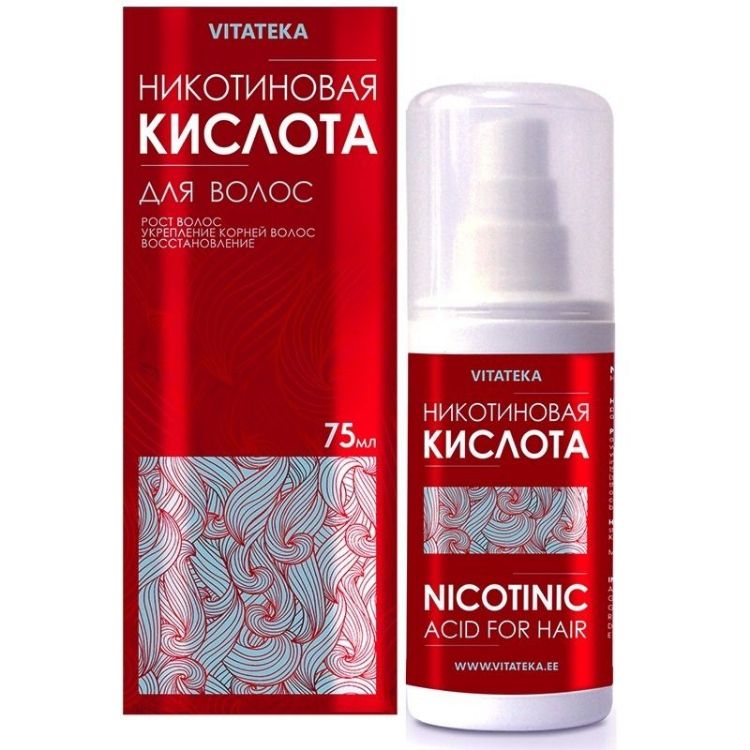 Obrázek Kyselina nikotinová na vlasy – 75 ml – Vitateka
