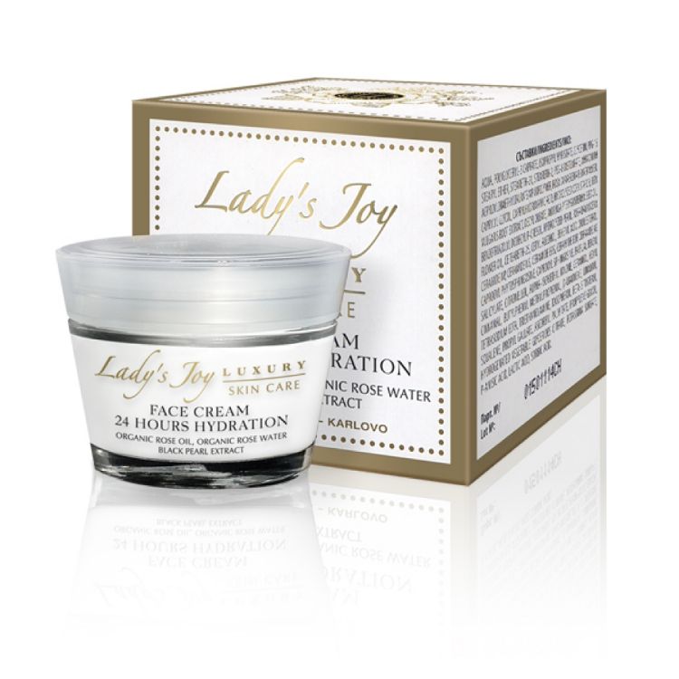 Obrázek LADY’S JOY LUXURY pleťový krém 24hodinová hydratace 50 ml - Bulgarian Rose Karlovo