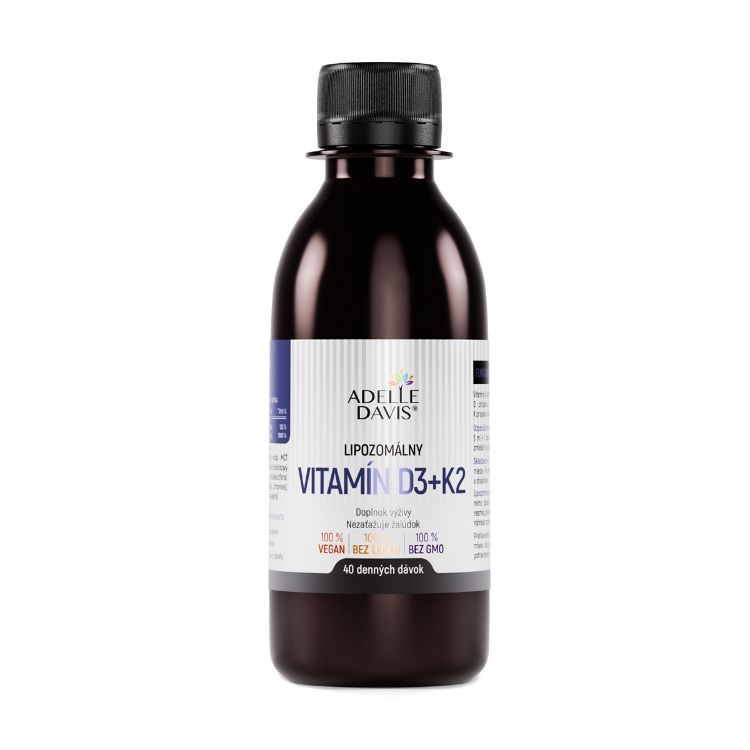 Obrázek Lipozomální vitamin D3+K2 200 ml - Adelle Davis