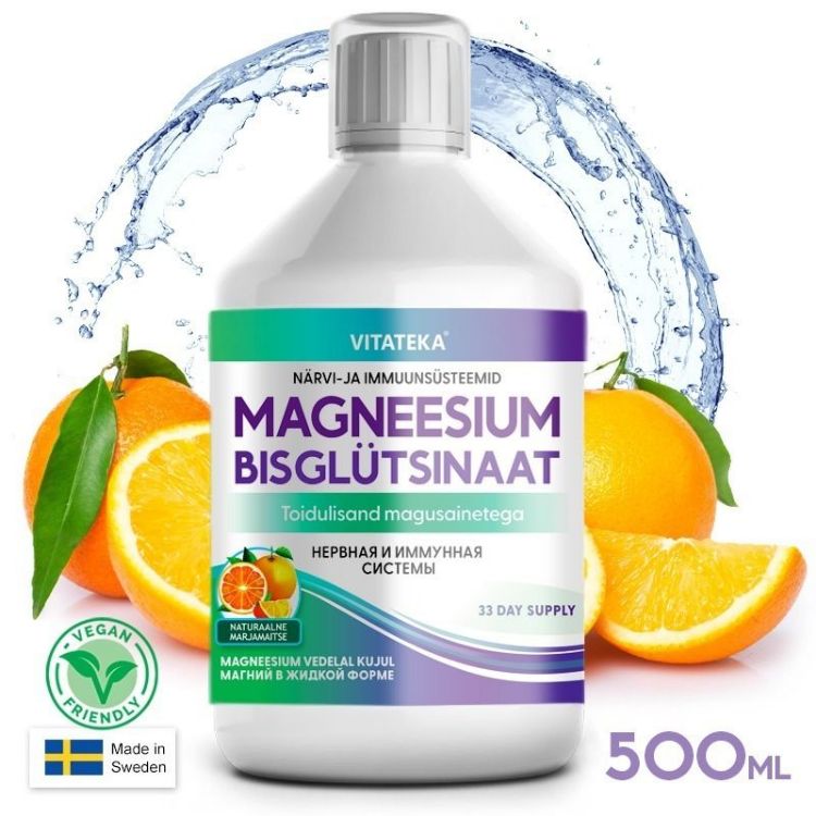 Obrázek Magnézium bisglycinát – tekutá forma – 500 ml – Vitateka