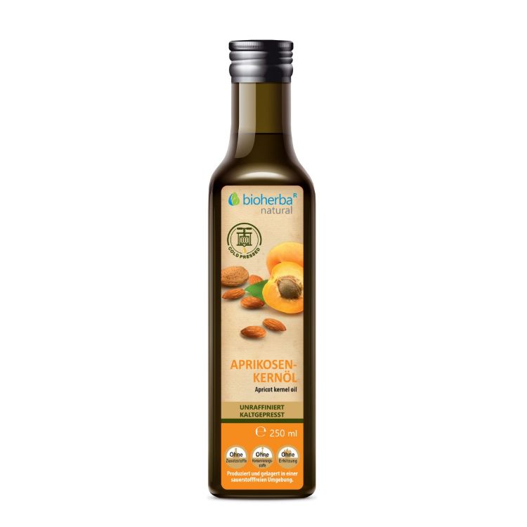 Obrázek Meruňkový olej z jader lisovaný za studena - 250 ml - Bioherba