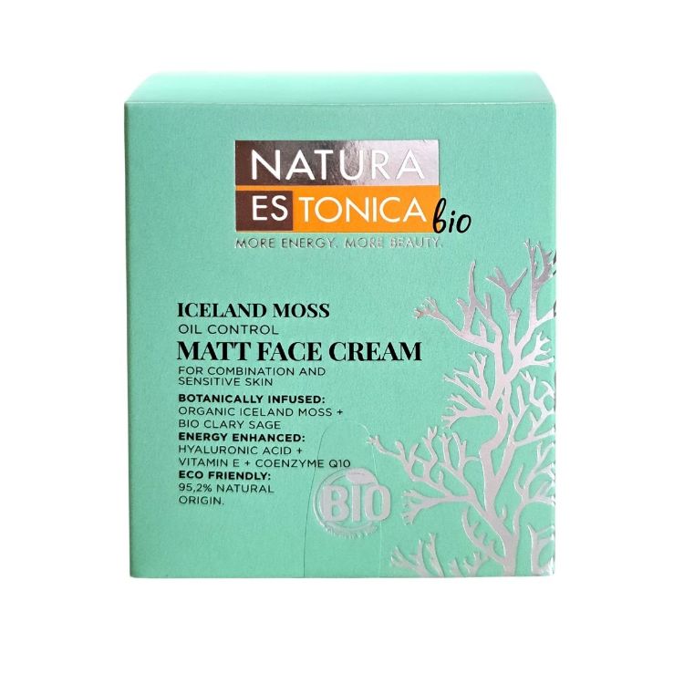 Obrázek Matující pleťový krém s islandským lišejníkem - 50 ml - Natura Estonica
