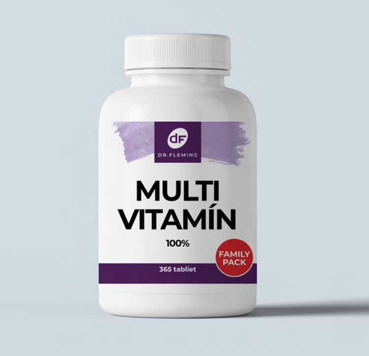 Obrázek Multivitamín 100% - 365 tablet - Dr. Fleming