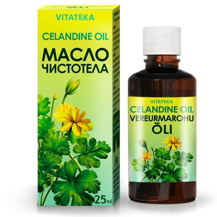 Obrázek Olej s extraktem z vlaštovičníku a vitaminem E – 25 ml – Vitateka