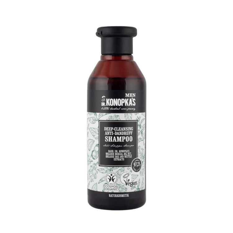 Obrázek Pánský hloubkově čisticí šampon proti lupům - 280 ml - Dr. Konopka's