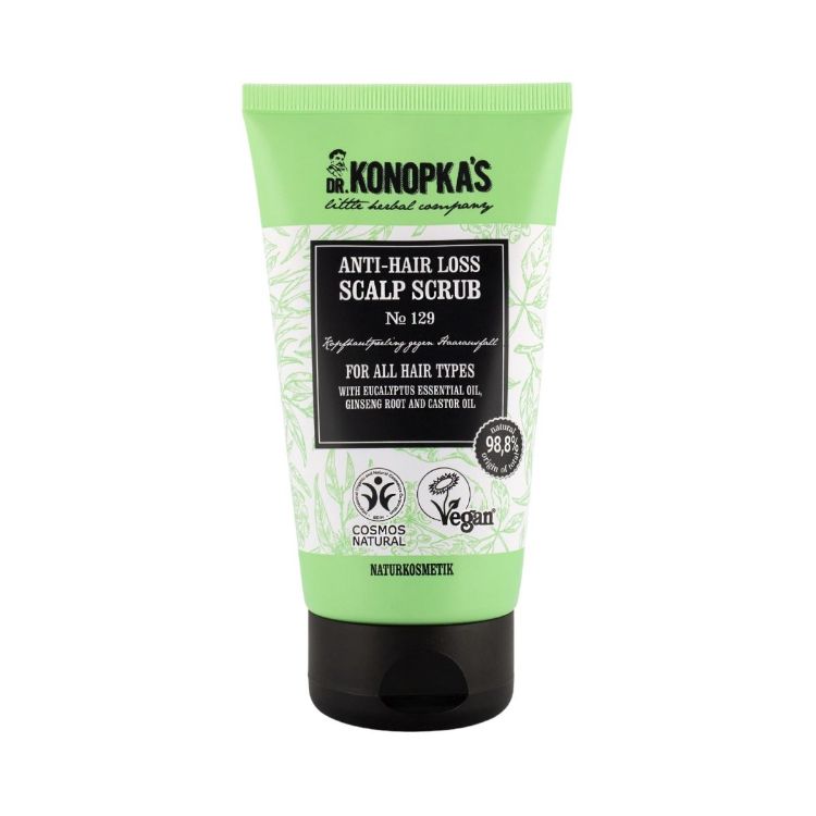 Obrázek Peeling na pokožku hlavy proti vypadávání vlasů №129 pro všechny typy vlasů - 150 ml - Dr. Konopka's