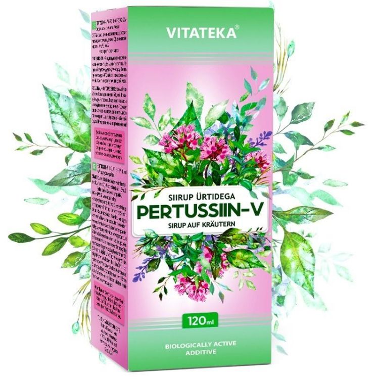 Obrázek Pertussin – bylinný sirup – 120 ml – Vitateka