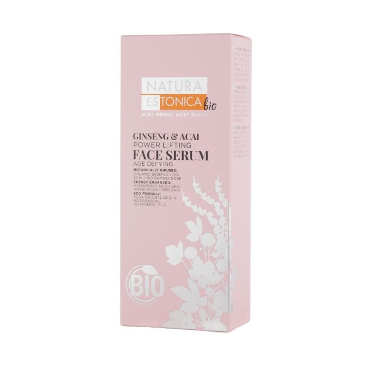 Obrázek Pleťové sérum se ženšenem a acai - 30 ml - Natura Estonica
