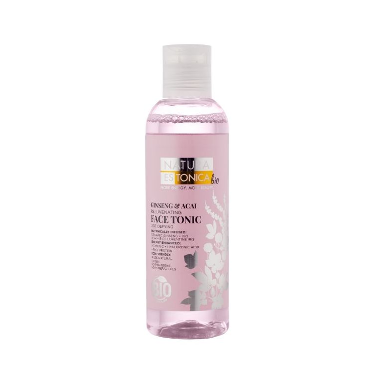 Obrázek Pleťové tonikum s ženšenem a acai - 200 ml - Natura Estonica