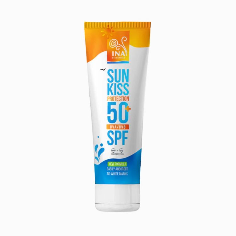 Obrázek Přírodní opalovací krém na obličej a tělo SPF 50+ s organickou jedlí bělokorou - 100 ml - INA Essentials