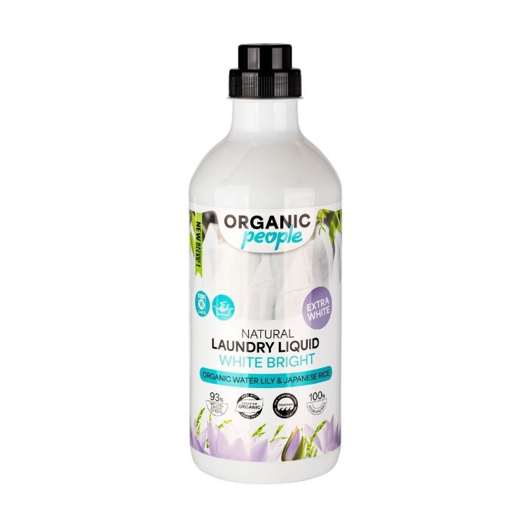 Obrázek Přírodní prací gel na bílé prádlo - 1000 ml - Organic People