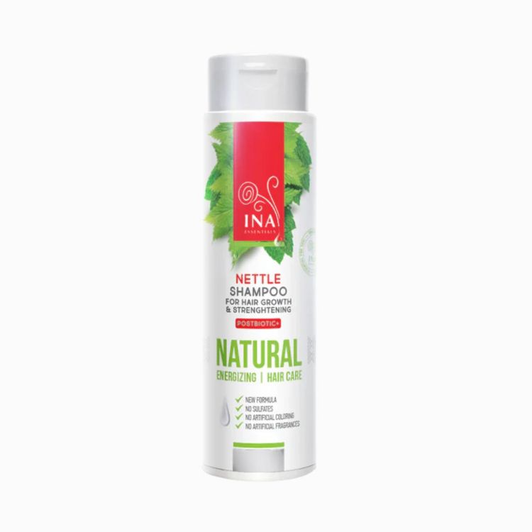 Obrázek Přírodní šampon z divoké kopřivy proti vypadávání vlasů – 200 ml – INA Essentials
