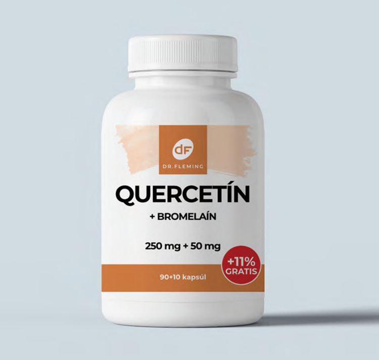 Obrázek Quercetin + Bromelain - 100 kapslí - Dr. Fleming