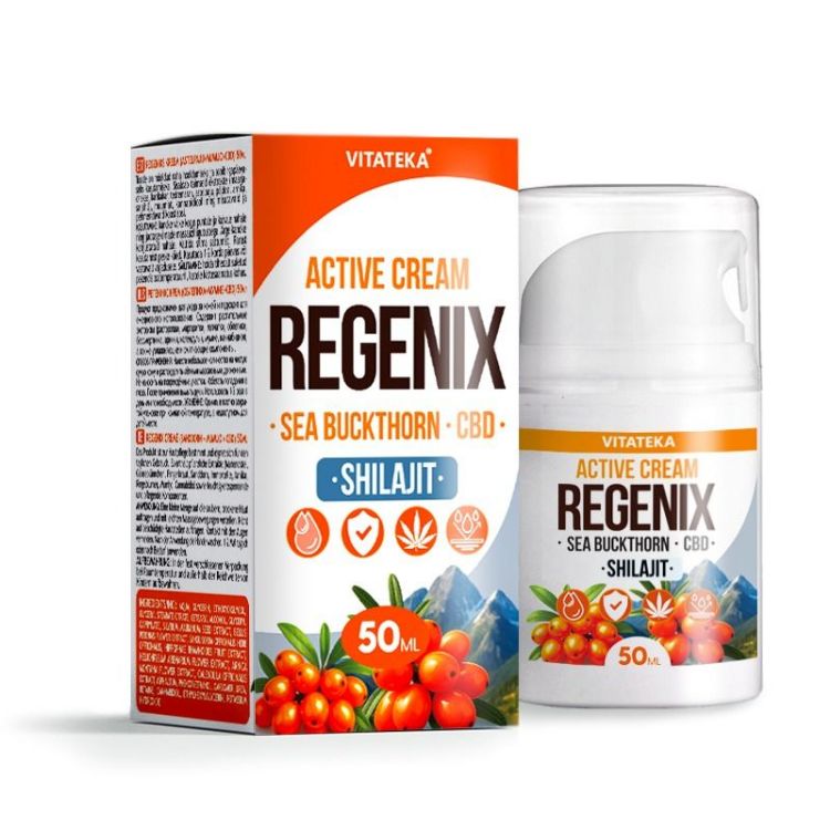 Obrázek Regenix krém s rakytníkem, CBD a mumiem shilajit - 50 ml - Vitateka