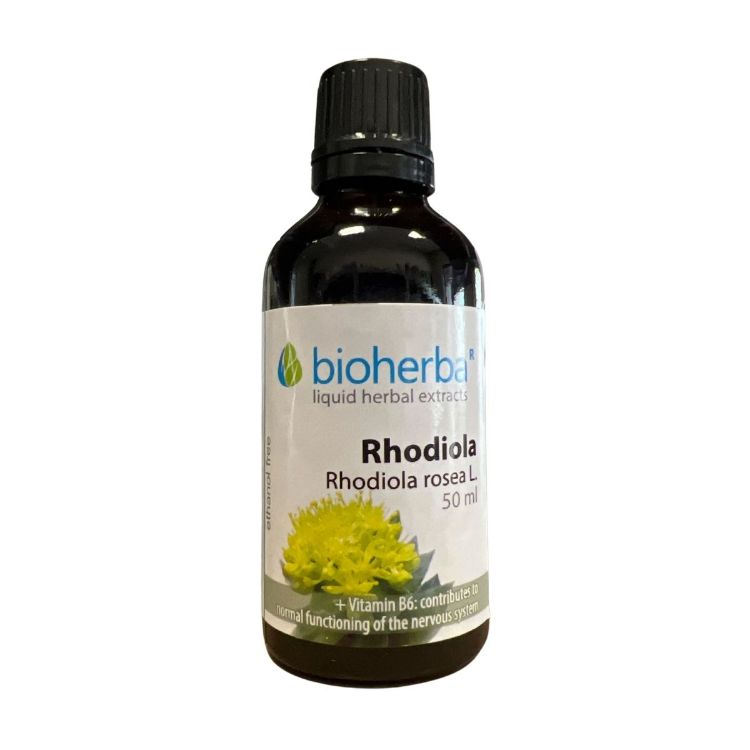 Obrázek Rhodiola kapky – tinktura – 50 ml – Bioherba