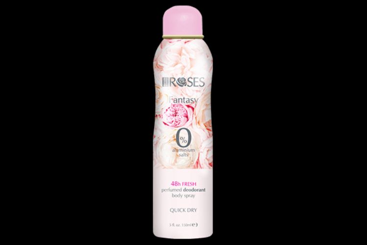 Obrázek ROSES FANTASY Parfémovaný deodorant s jemnou vůní růže 150 ml - NATURE OF AGIVA