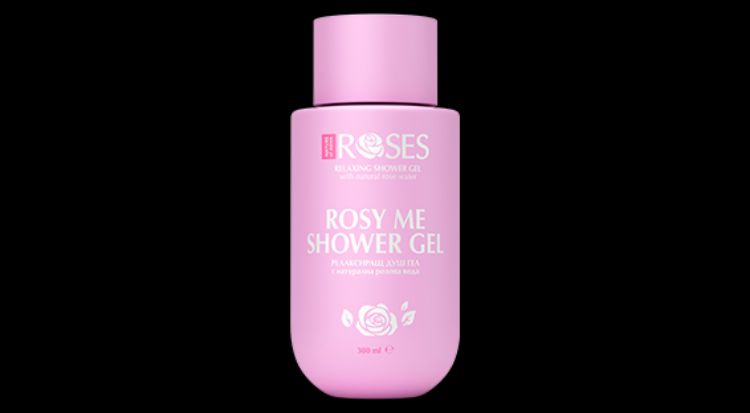 Obrázek ROSY ME relaxační sprchový gel s přírodní růžovou vodou 300 ml - NATURE OF AGIVA