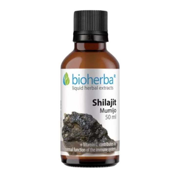 Obrázek Shilajit Mumio – tinktura kapky – 50 ml – Bioherba