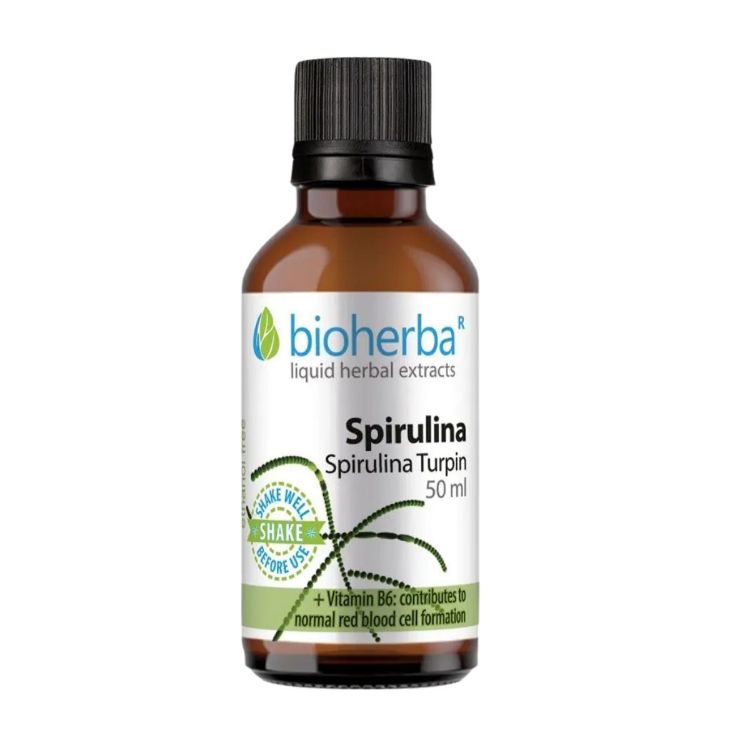 Obrázek Spirulina – tinktura kapky – 50 ml – Bioherba