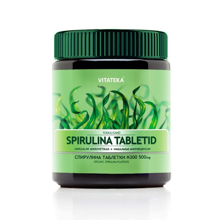 Obrázek Spirulina 500 mg – 300 tablet – Vitateka