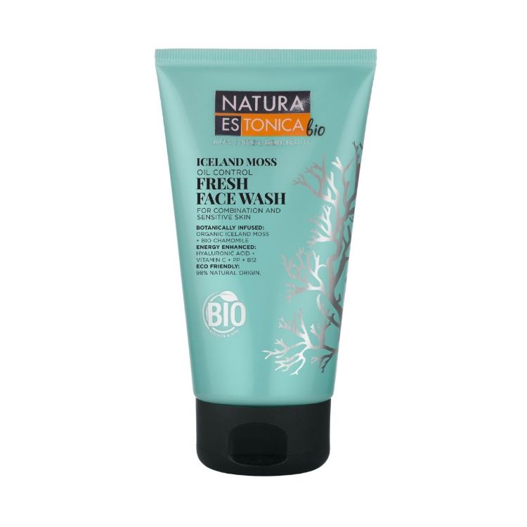 Obrázek Svěží čisticí gel na obličej s islandským lišejníkem - 150 ml - Natura Estonica