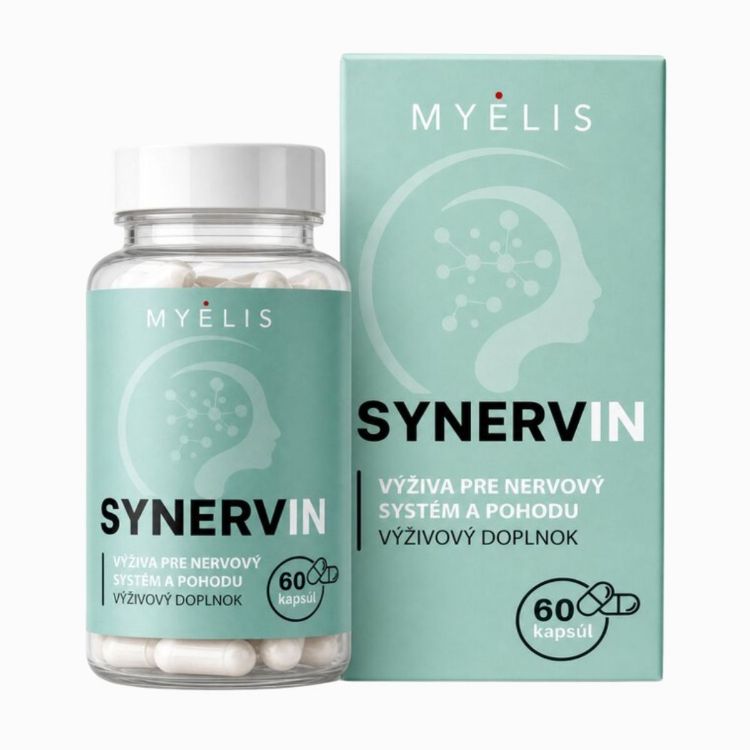 Obrázek Synervin – prémiová výživa nervů – 60 kapslí – Myelis