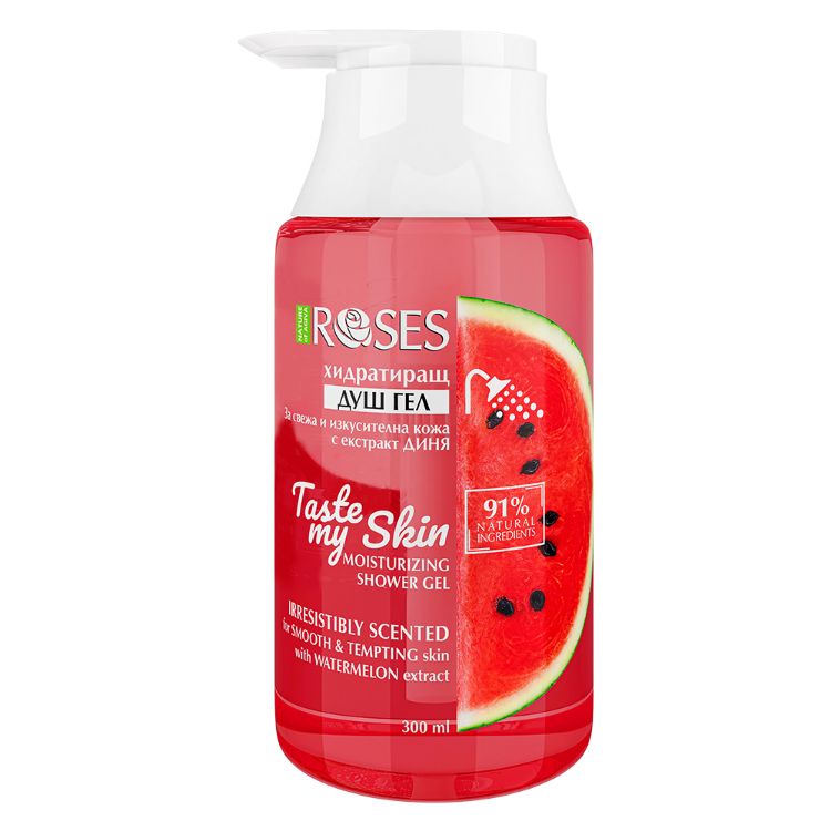 Obrázek TASTE MY SKIN hydratační přírodní sprchový gel s extraktem z melounu 300 ml - NATURE OF AGIVA
