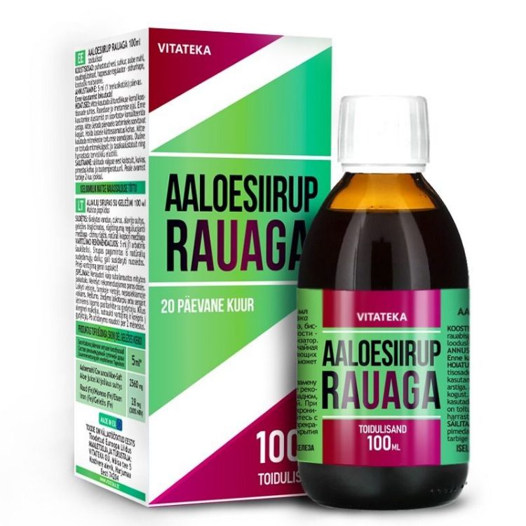 Obrázek Tekutý sirup s aloe a dobře vstřebatelným železem – 100 ml – Vitateka