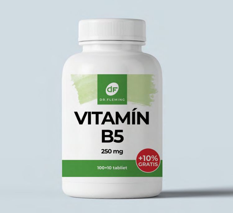Obrázek Vitamín B5 250 mg - 110 tablet - Dr. Fleming