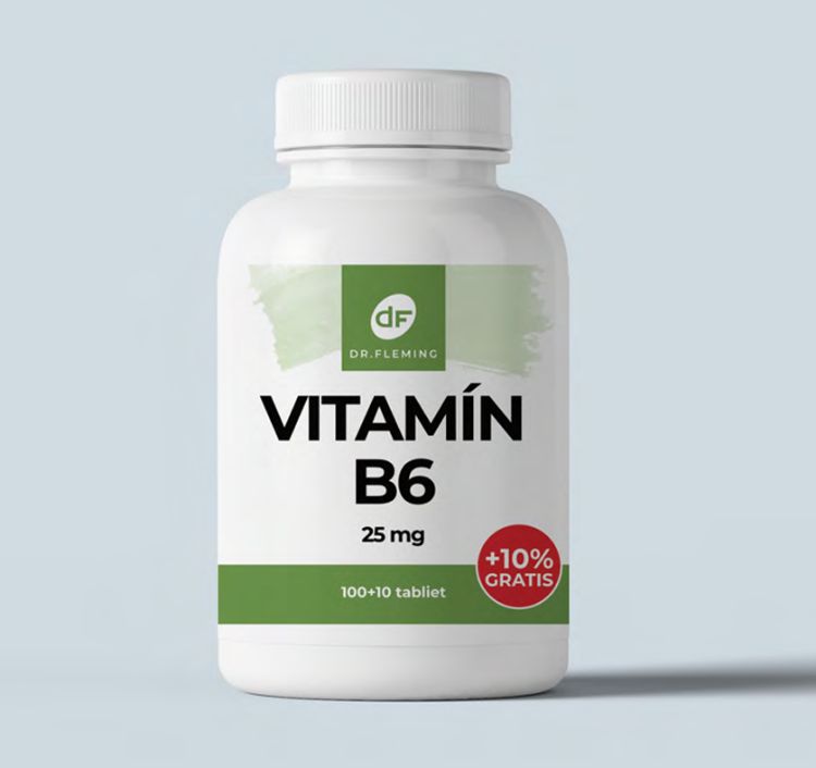 Obrázek Vitamín B6 25 mg - 110 tablet - Dr. Fleming