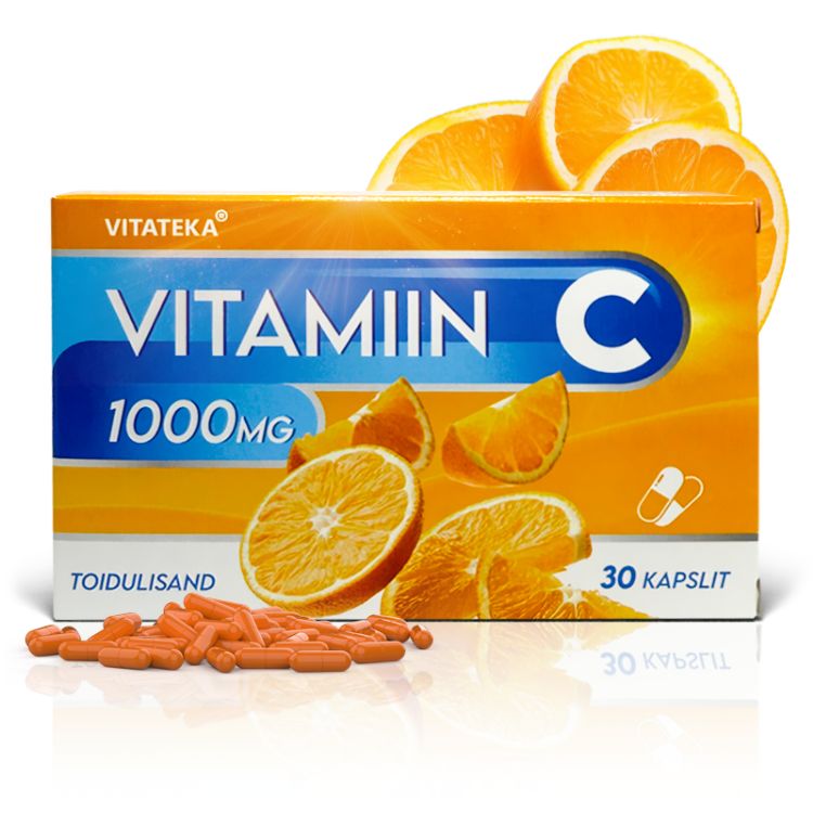 Obrázek Vitamín C 1000 mg – 30 kapslí – Vitateka