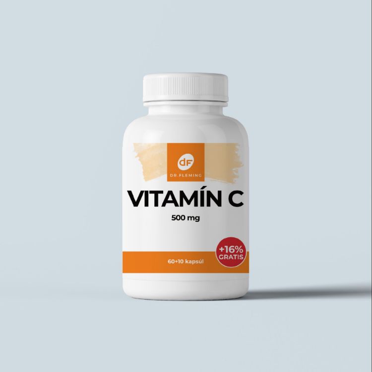 Obrázek Vitamín C 500 mg - 70 kapslí - Dr. Fleming