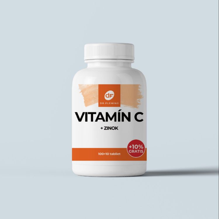 Obrázek Vitamín C 500 mg + zinek 15 mg - 110 tablet - Dr. Fleming
