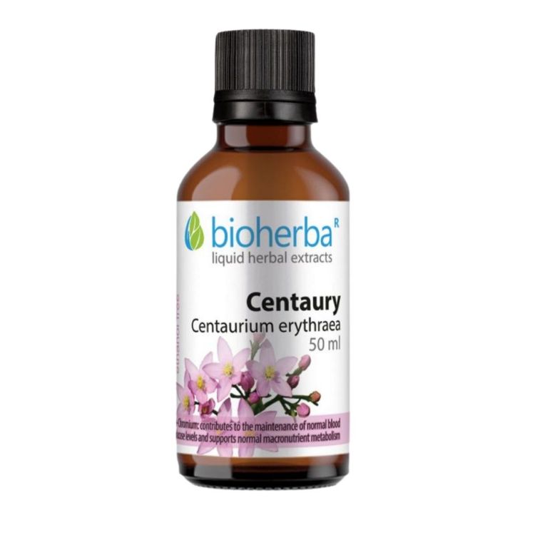 Obrázek Zeměžluč menší (Centaurium erythraea) kapky – tinktura – 50 ml – Bioherba