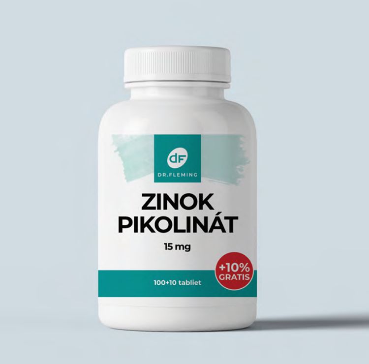 Obrázek Zinek pikolinát 15 mg - 110 tablet - Dr. Fleming