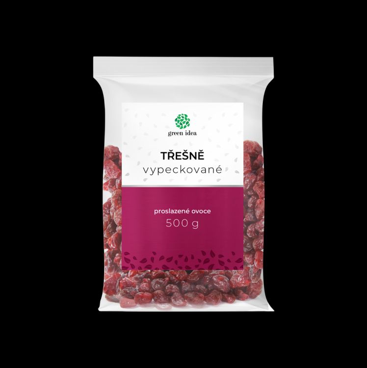 Obrázek Vypeckované proslazované třešně 500 g – Green idea