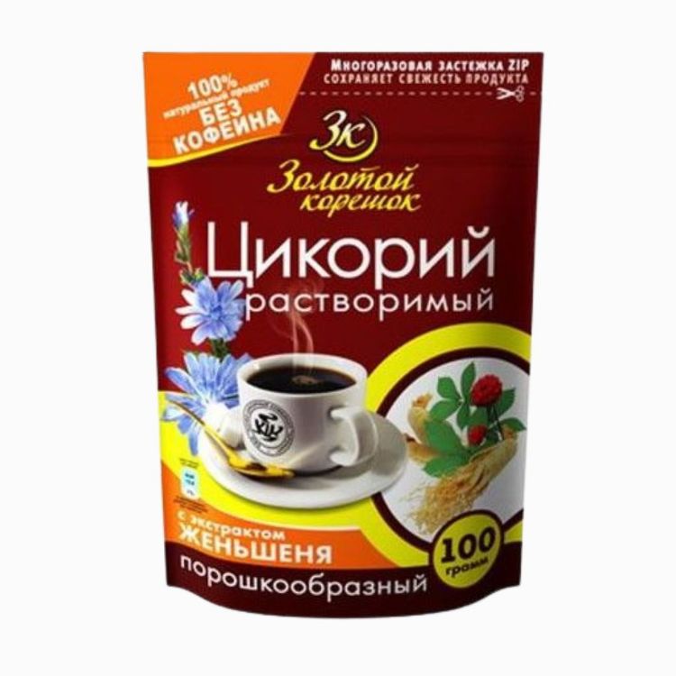 Obrázek Čekanková káva s ženšenem - 100 g - Zolotoi
